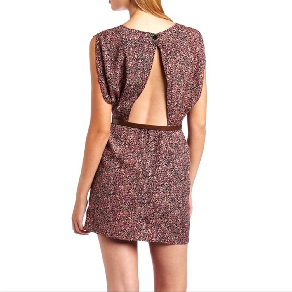 BCBG Watercolor Mini Dress women size 4